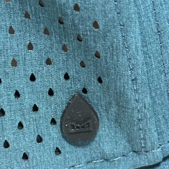 COPY - MELIN Hat Hydro A Game Ocean Heather Blue Mens SnapBack NWT - Picture 8 of 8